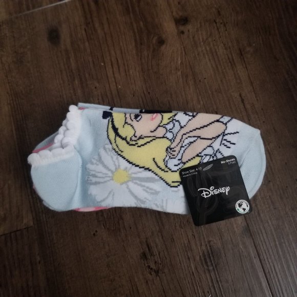 Disney Alice in Wonderland no show socks - 5 pack - Picture 3 of 4